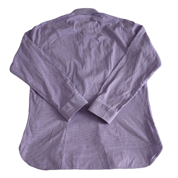 Ted Baker Endurance Size 16.5 Purple Long Sleeve Button Up Shirt - Picture 2 of 14